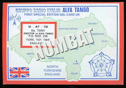 QSL CARD CB RADIO - UNITED KINGDOM - CB