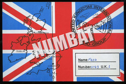 QSL CARD CB RADIO - UNITED KINGDOM - CB-Funk