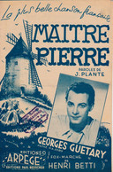 Maitre Pierre" 21/11/21 > "Georges Guétary > Partitions Musicales Anciennes " - Gesang (solo)
