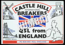 QSL CARD CB RADIO - UNITED KINGDOM - CB