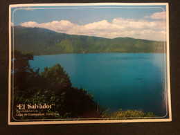 Postcard El Salvador, Coatepeque Lake 2013 (  Church, International Rotary Stamps ) - El Salvador