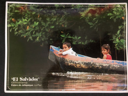 Postcard El Salvador, Jaltepeque Estuary, La Paz Departament 2012 (  Christmas  And Rotary ) - El Salvador