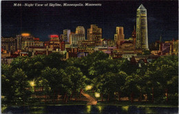 (3 C 11) USA (Older) Posted To Denmark 1947 - Minneapolis Skyline - Minneapolis