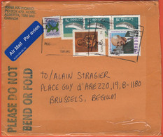 CANADA - 2006 - 1c + 3 X 78c Beluga Whale + 74c Christmas + 40c Wilder Penfield - Medium Envelope - Viaggiata Da Alberta - Cartas & Documentos
