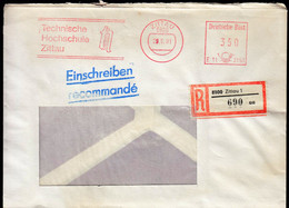 Germany Zittau 1991 / Technische Hochschule, Technical College, School / Machine Stamp, EMA - Machine Stamps (ATM)