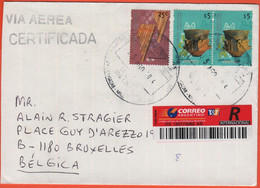 ARGENTINA - 2004 - Siku + 2 X Cultura Belén - Registered - Viaggiata Da Buenos Aires Per Bruxelles, Belgium - Lettres & Documents