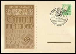 1937, Deutsches Reich, P 245, Brief - Enteros Postales