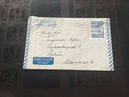 (3 C 13) Finland Aerogramme Posted To Denmark - 1949 ? - Lettres & Documents