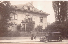 SELTENE   ALTE  Originalfoto- AK   MÜNCHEN / Bayern  - Wohnhaus & Auto - 1925 Gelaufen - Muenchen