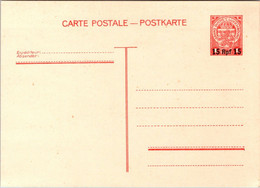(3 C 14) Luxembourg - Postkarte (German Over-printed WWII Era)  (back Is Blank) - 1940-1944 Occupation Allemande
