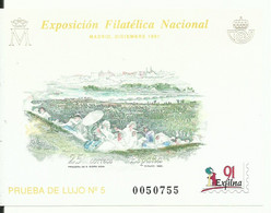 ESPAÑA  EDIFIL  PRUEBA  24   (PRUEBA DE LUJO  N 5)   MNH  ** - Proofs & Reprints