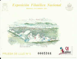 ESPAÑA  EDIFIL  PRUEBA  24   (PRUEBA DE LUJO  N 5)   MNH  ** - Proofs & Reprints