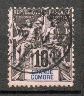 Col24 Colonies Grande Comore N° 5 Oblitéré Cote 10,00 € - Used Stamps