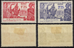 REUNION 156 157 * MHH Exposition Internationale De New York 1939 Série Coloniale - Ungebraucht