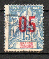 Col24 Colonies Grande Comore N° 22 Oblitéré Cote 2,00 € - Used Stamps