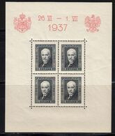 Pologne 1937 Yvert BF 4 ** Neuf Sans Charnière Visite Roi Carol De Roumanie. - Blocks & Sheetlets & Panes