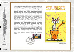 ✅  " SOURIRES : LE CHAT GELUCK " Sur Feuillet CEF 1er Jour N°té De 2005. N° YT 3827. Parfait état. - Comics