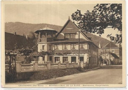 D 67. CHATENOIS.  HOSTELLERIE DE LA GARE. HERRMANN PROPRIETAIRE - Chatenois