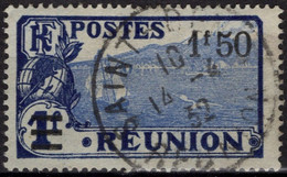 REUNION 105 (o) Volcan Piton De La Fournaise Et Sainte-Rose 1924-1927 Beau Cachet (CV 1,50 €) - Gebruikt