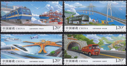 China 2021-24 "Sustainable Transportation Development" MNH,VF,Post Fresh - Ungebraucht