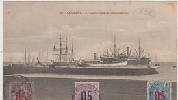 CONAKRY LA GRANDE JETEE DU GOUVERNEMENT 1913 TBE - Frans Guinee