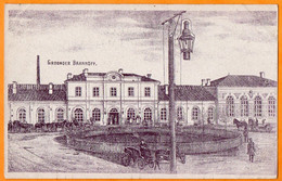 BIELORUSSIE  -  GRODNO  -  GRODNDER BAHNHOFF  -  WW1  -  1914  1918  - - Belarus