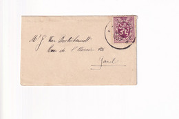 Envelopjes - Melle Naar Gent - 1937 - Met Visitekaartje Van Hoorde - Van Kerckhove - Poste Rurale