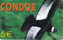 TARJETA DE ESPAÑA CON UN CONDOR DE LA COMPAÑIA CONDOR  (BIRD) - Eagles & Birds Of Prey