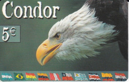 TARJETA DE ESPAÑA DE UN AGUILA (BIRD-PAJARO-EAGLE) - Aquile & Rapaci Diurni