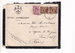 Stad Aarschot - Van Den Burgermeester - Aarschot Naar Parijs - 1934 - Enveloppes-lettres