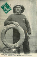 Le Crotoy * Pierre MERCIER Le Sauveteur Crotellois * Canot De Sauvetage STE APOLLINE ? Bouée * Lifeguard * 1910 - Le Crotoy