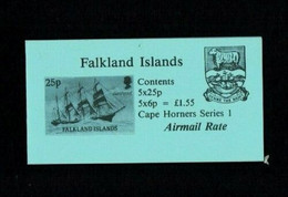 Falkland Islands 1990 Cape Horners Ship Series Booklet MNH - Falklandeilanden