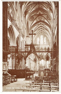 Salisbury Cathedral-Screen And Choir 68136 (Valentine's-Photo Brown) - Salisbury