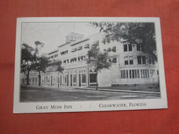 Non Mailable  Advertisement On Back.    Gray Moss Inn.   Clearwater    Florida   Ref  5305 - Clearwater