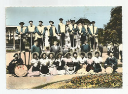 33 Gironde  Types Landais Echassiers Et Danseurs De Bazas Blason Gascogne Tambour Bazats - Bazas