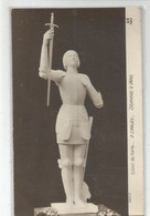 Cpa Salon De Paris Sculpture De Jeanne D'arc Par Carlès - Skulpturen