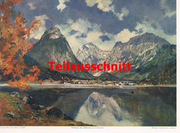 D101 2067 Hans Maurus Pertisau Achensee Kunstblatt 35x25 Cm Druck 1929 !! - Other & Unclassified