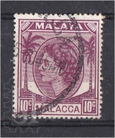 Malaya Malacca 1954 Queen Elizabeth II Famous People Heads Of State Palm-trees Plants Flora Queens Royalty - Malacca