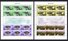 China 2021-8 Complete Big Sheet Of “World Material Cultural Heritage-The Storied Building Of Fujian Tulou" - Unused Stamps