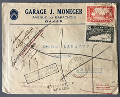 Sénégal, AOF Divers Sur Enveloppe, Griffe Inconnu à L'Appel - 2 Photos - (W1581) - Covers & Documents