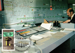 Germany / DDR 1985, Maximum Card, Train Signal Control - Storia Postale