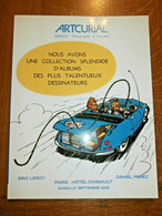 Catalogue ARTCURIAL Peyo Tintin Gaston Buck Danny Barbe Rouge Alix Valhari 2008 - Buck Danny