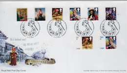 GB First Day Cover To Celebrate Christmas  2008 - 2001-2010 Em. Décimales