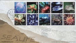 GB First Day Cover To Celebrate Sea Life  2007 - 2001-2010 Decimal Issues