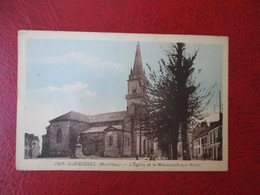 56 CLEGUEREC EGLISE ET MONUMENT AUX MORTS - Cleguerec