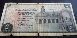 Egypt - 5 Pounds - Pick 45.c ,Sign. 15 , 1978 - Egipto