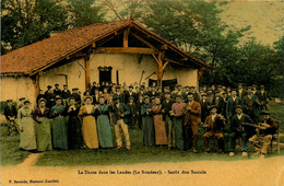 Landes * Types Personnages Floklore * La Danse , Le Rondeau * Saoût Dou Saccule * Musiciens Danseurs - Autres & Non Classés