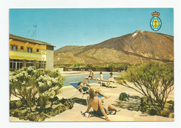 Espagne Espana Tenerife Auberge Des Vallons Cachet Paquebot France Posted At Sea 1968 Marcophilie Poste Maritime - Tenerife