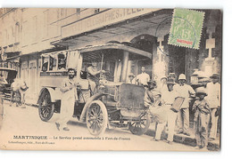 CPA Martinique Le Service Postal Automobile à Fort De France - Fort De France