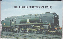 TARJETA DEL REINO UNIDO DE BT DE UN TREN-TRAIN-ZUG (NUEVA-MINT) CROYDON FAIR - BT Promotionnelles